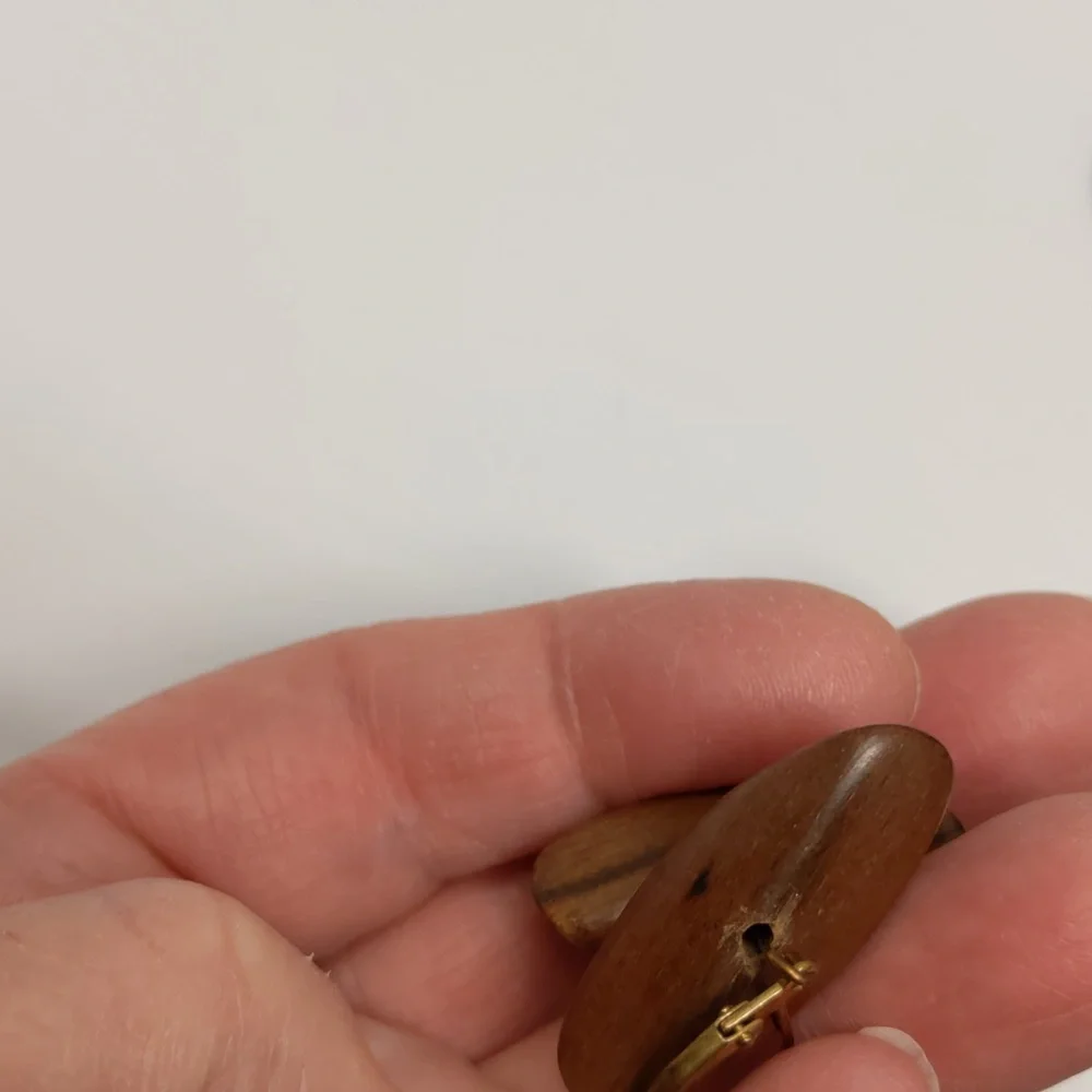 Unknown wooden earrings